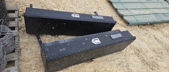 (2) SIDE TOOL BOXES OFF TRUCK