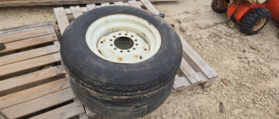 (2) IMPLEMENT TIRES & RIMS