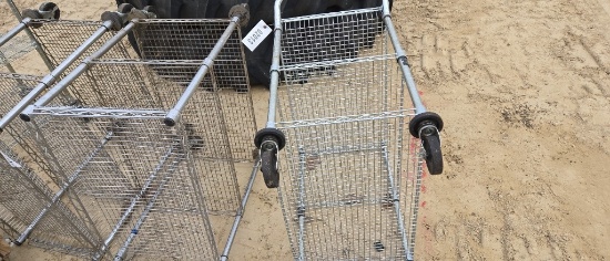 (2) WIRE CART