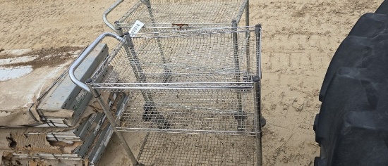 (2) WIRE CART