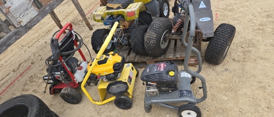 (3) POWER WASHERS