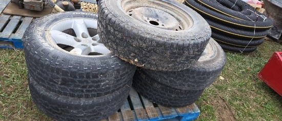 (4) ALLED WHEELS & TIRES