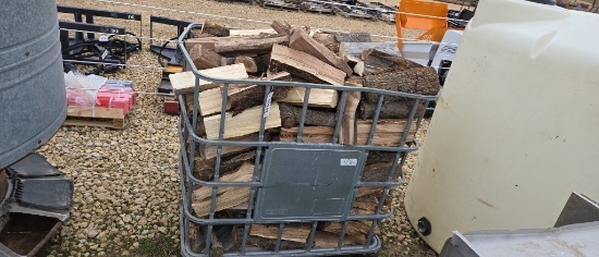 CRATE OF FIRE WOOD