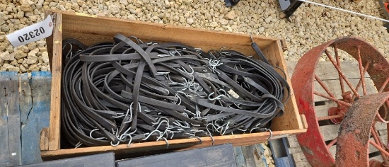 LARGE CRATE OF BUNGE CORDS