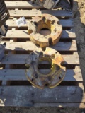 SET OF JOHN DEERE WEIGHTS