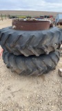 (2) 18.4 X 34 CLAMP ON DUALS