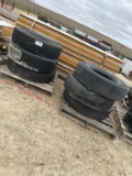 (6) 295/75R22.5 TIRES