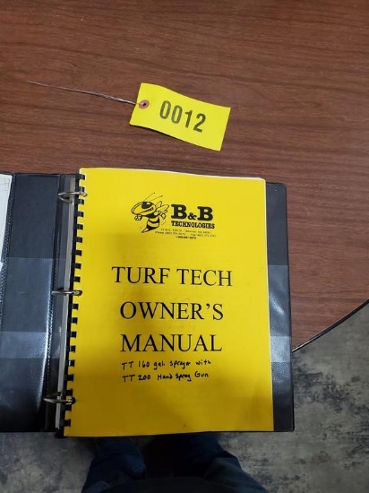 Turf Tech 160 Gallon Sprayer Manual
