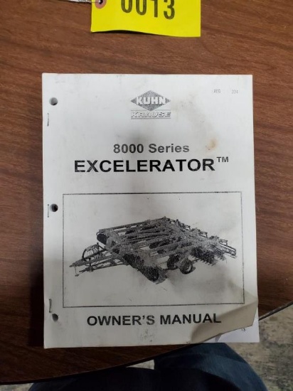 Kuhn Krause 8000 Series Excelerator Manual