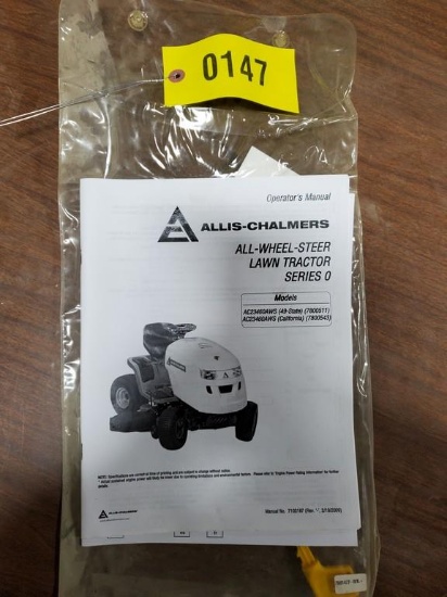 Allis Chalmers Lawn Mower Manual