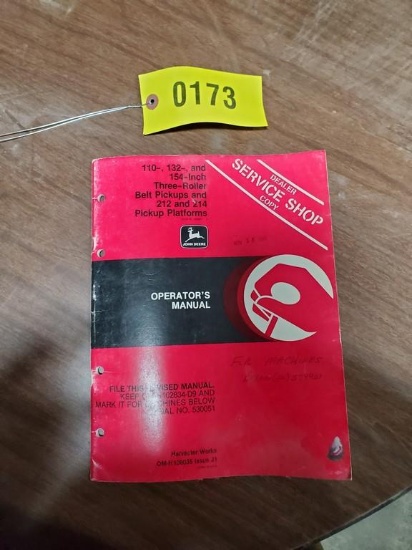 John Deere 212 & 214 Pickup Platform Manual