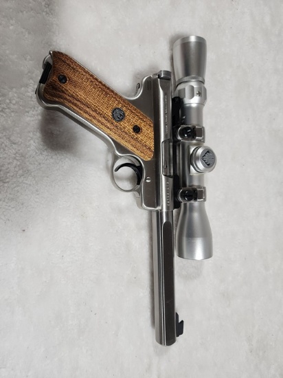 Ruger Mark II 22 Cal Long Range Target Pistol