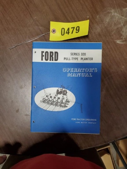 Ford 320 Series Planter Manual