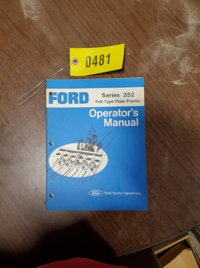 Ford 352 Series Plate Planter Manual