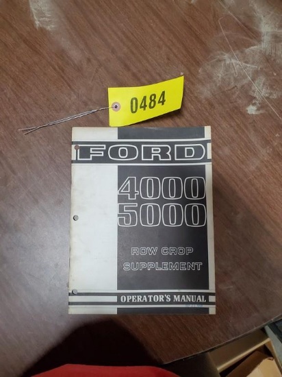 Ford 4000-5000 Supplement Manual