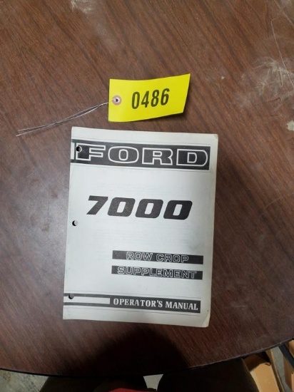 Ford 7000 Supplement Manual