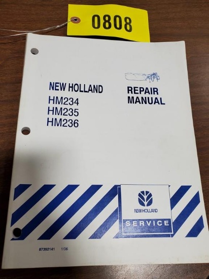 New Holland HM234-HM236 Discmower Manual