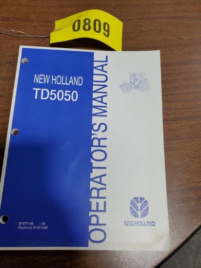 New Holland TD5050 Tractor Manual