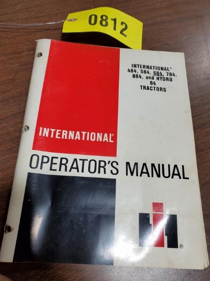 International 484-84 Hydro Tractor Manual