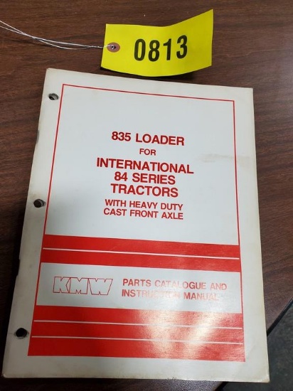 International 835 Loader Parts Manual