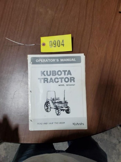 Kubota B2150 Tractor Rotary Mower & Blade Manuals