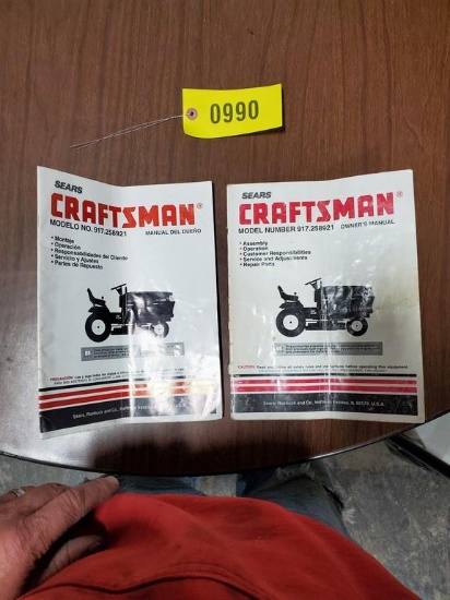 Sears Craftsman Manual