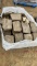 PALLET OF REINFORCING WALL BLOCKS