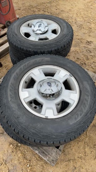 (4) 2012 FORD F-150 ALUMINUMM WHEELS