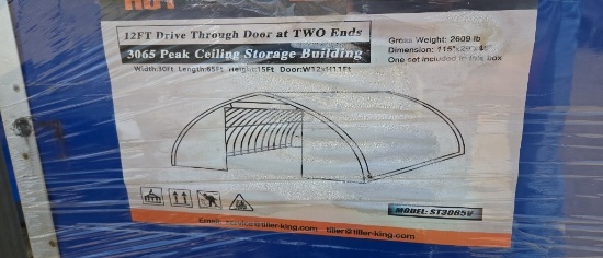 AGT 3065 PEAK CEILING STORAGE BUILDING