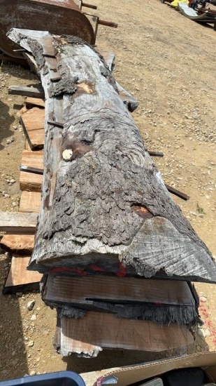 (7) LIVE EDGE CHERRY WOOD SLABS