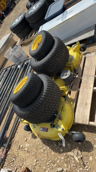 JD 345 - 54" DECK, FRONT & REAR TIRES ON RIMS