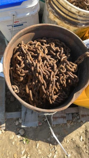 BUCKET OF CHAINS