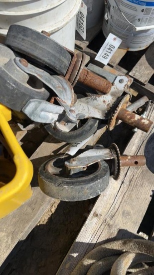 CASTER WHEELS FOR SCAFFOLDING