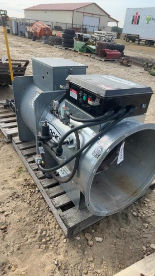 BROCK 7.5 HP FAN WITH BURNER WITH TRANSISTION