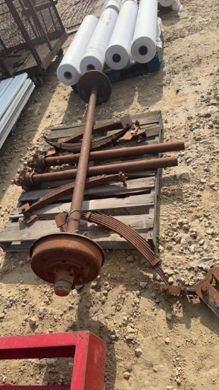 (2) TRAILER AXLES