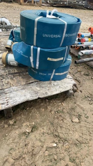 (3) ROLLS WATER DISCHARGE HOSE