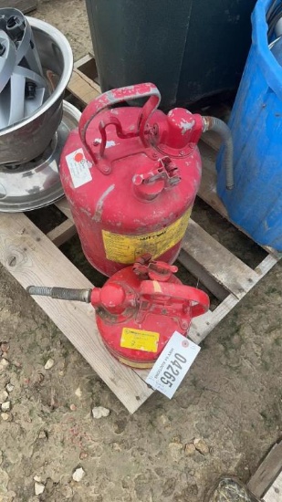 (2) SAFETY GAS CANS