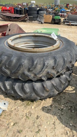 13.6 X 38 TIRES AND RIMS