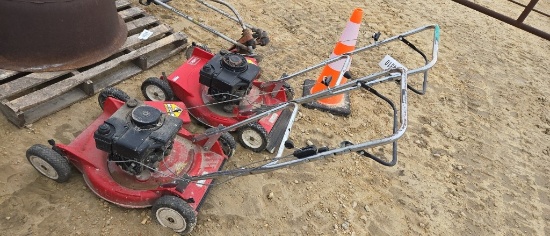 (2) TORO PUSH MOWERS