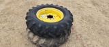 (2) 12.4 X 24 TIRES AND RIMS