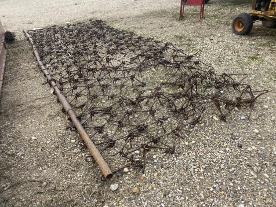 Fuerst style flex harrow with drag bar