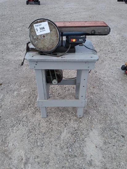 belt sander on stand