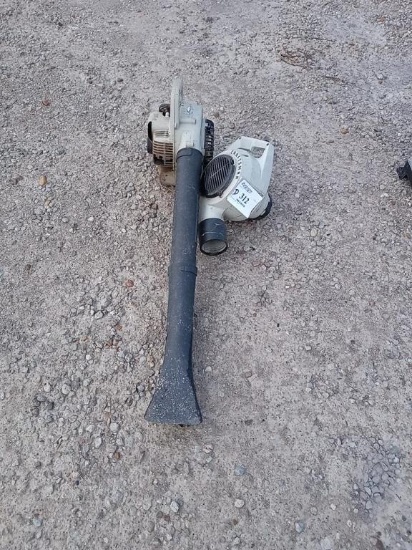 leaf blowers (1 gas, 2 electric)