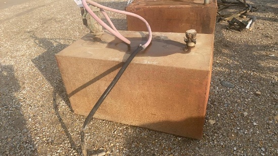 Mild Steel transfer tank with hand pump