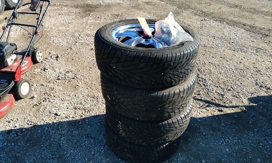 18" mag wheels w/ tires (4)