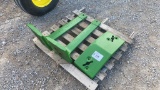 set of stack weights w/ bracket