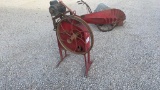 Electric driven corn sheller.