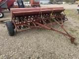McCormick low rubber grain drill w/ grass seeder,