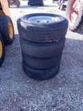 set of tires on 6 hole wheels