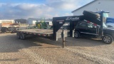 2008 Delta Gooseneck flatbed trailer, - VUT